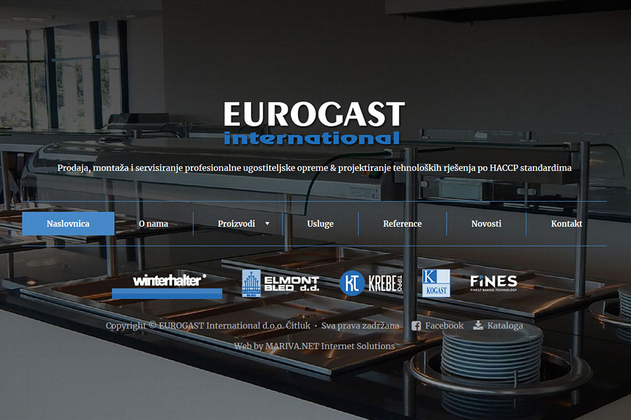 Nove web stranice www.eurogast.ba